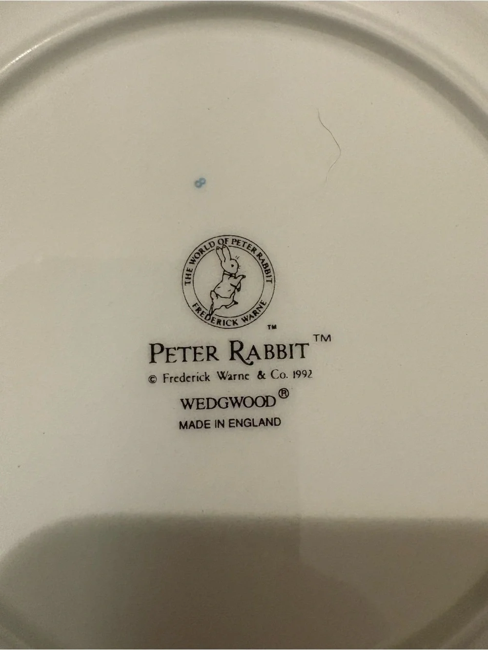 Wedgwood Beatrix Potter Peter Rabbit Plate
